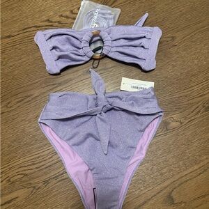 Montce - Purple Glitter Bikini Set - Tory Ties